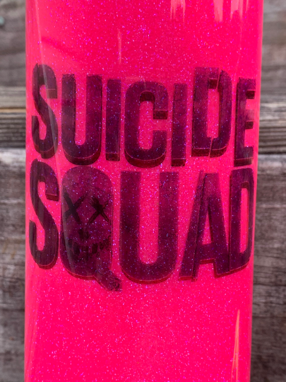 Bullet tumbler/thermos Harley Quinn Suicide Squad Glittered 32 oz