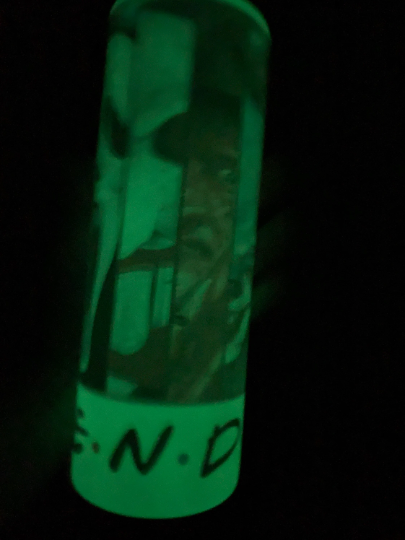 Horror friends glow in the dark tumbler 20 oz