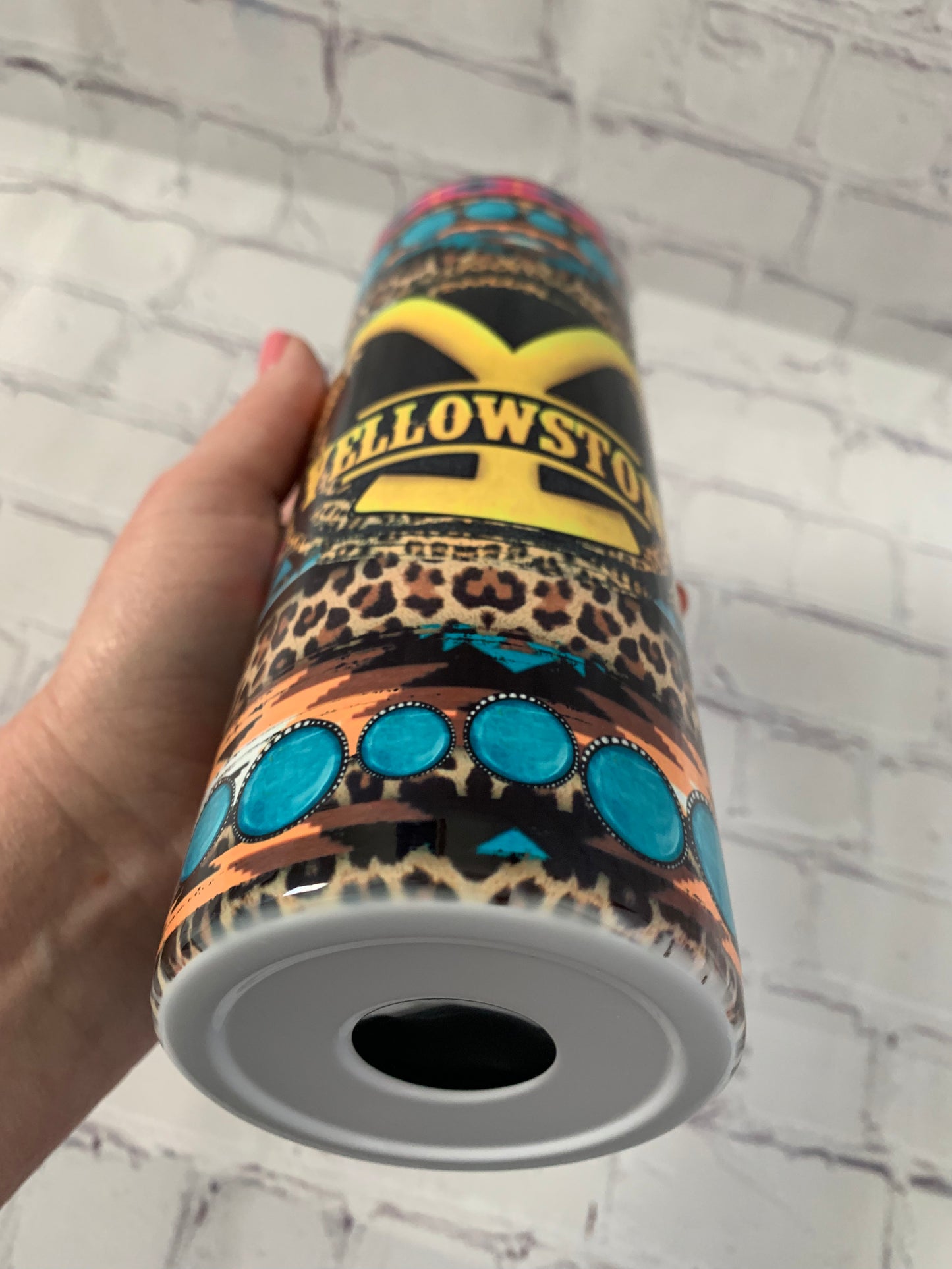 Yellowstone Leopard 20 oz Tumbler