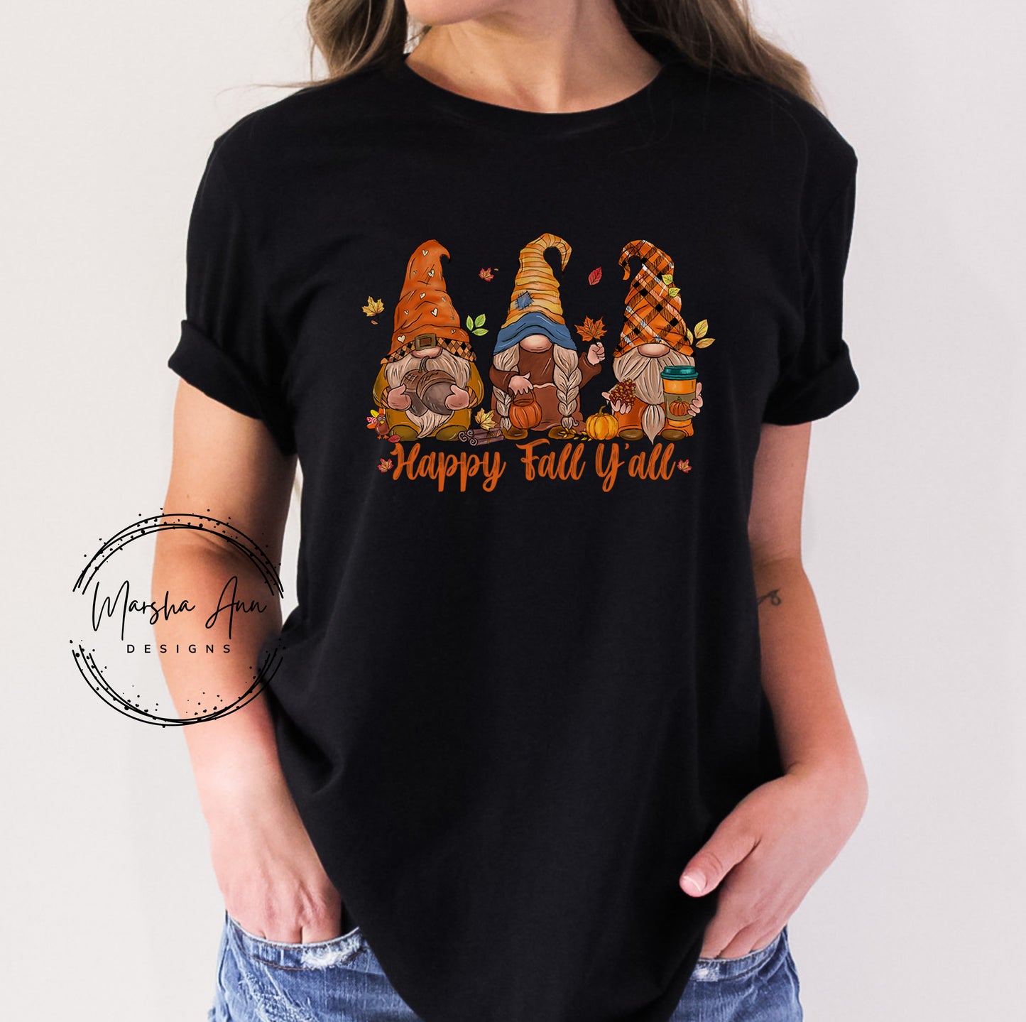 Gnomes Happy Fall Y'all Shirt