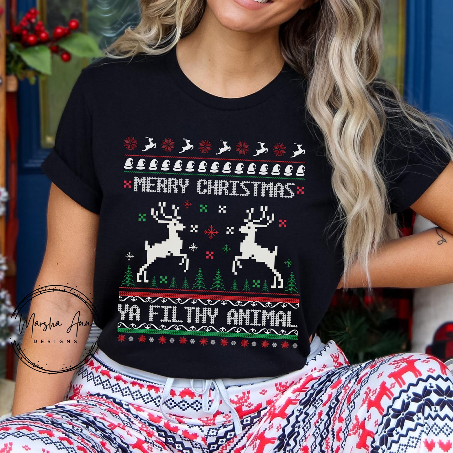 Merry Christmas Ya Filthy Animal Christmas Shirt