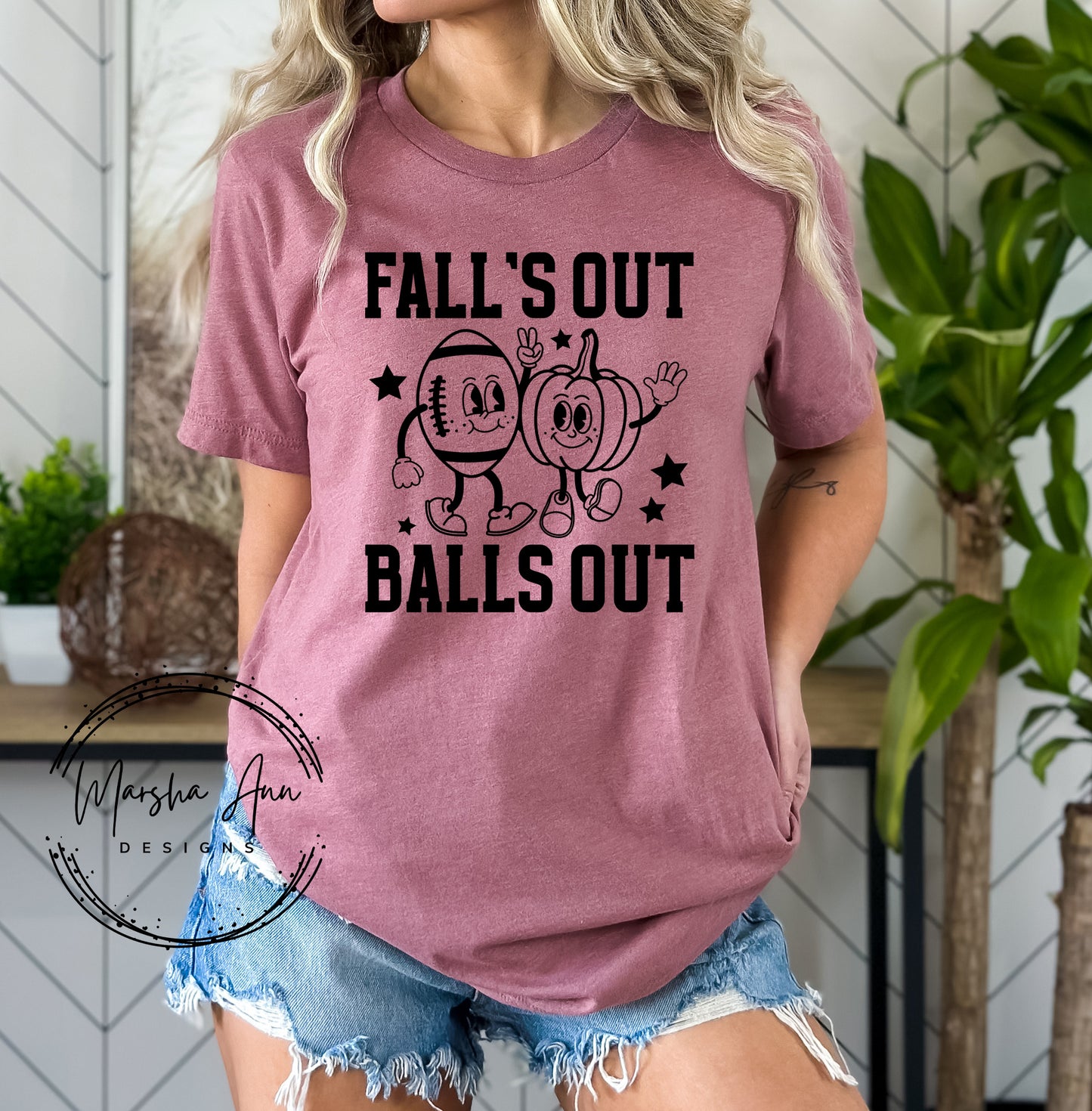 Fall's Out Balls Out Game Shirt