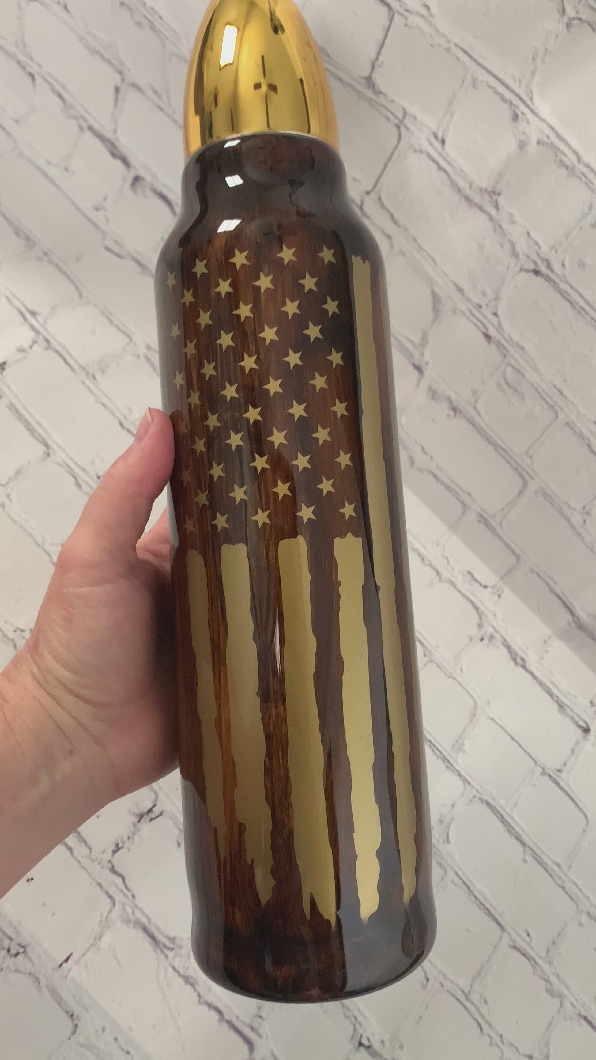 We The People Distressed 32 ounce Bullet Tumbler - Thermos
