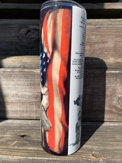 Flag Tumbler 30 oz DISCOUNTED