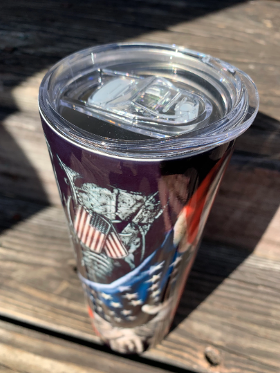 Flag Tumbler 30 oz DISCOUNTED