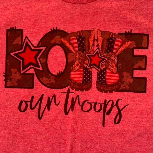 Love our Troops t-shirt