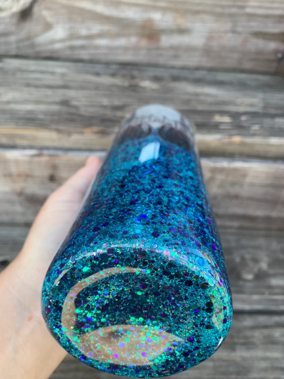 Dreamer wings glittered tumbler 20 oz