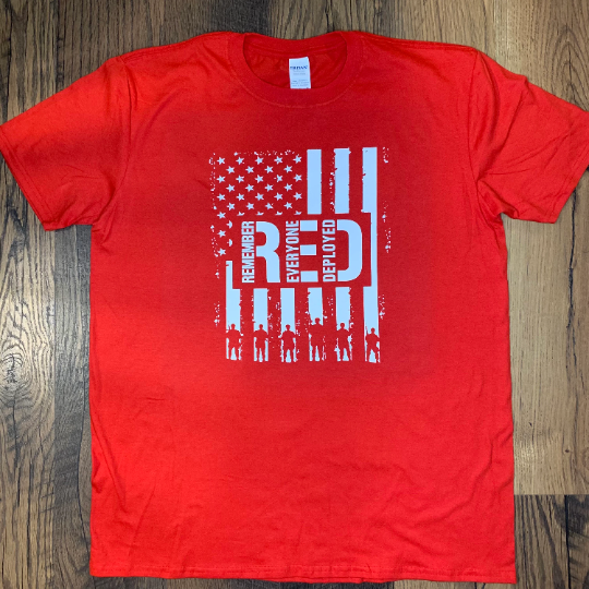 Remember Everyone Deployed Wear Red Friday T-shirt