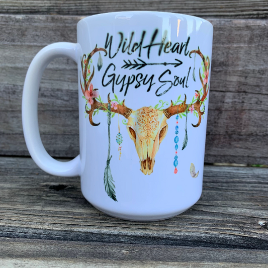 Wild Heart Gypsy Soul 15 oz Mug DISCOUNTED