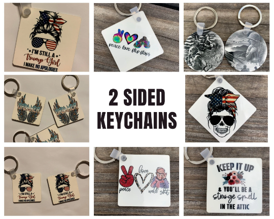 Keychains 2 sided