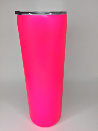 Hot Pink - My kids have paws tumbler - Matte finish 20 oz