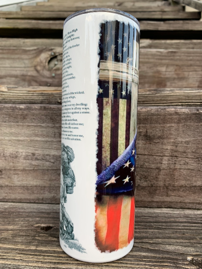 Flag tumbler 30 oz