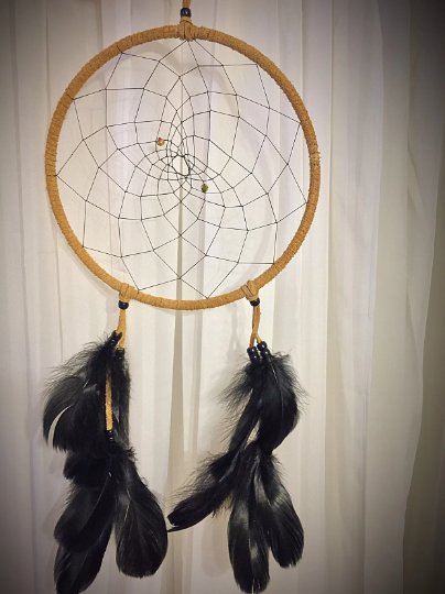 Dreamcatcher 8 inch round beaded