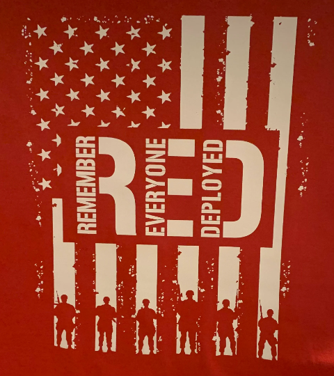 Remember Everyone Deployed Wear Red Friday T-shirt