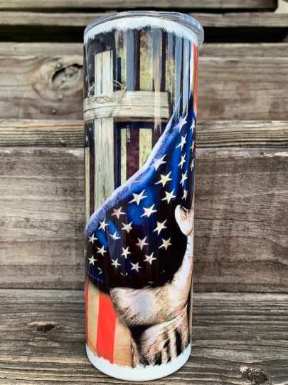 Flag tumbler 30 oz