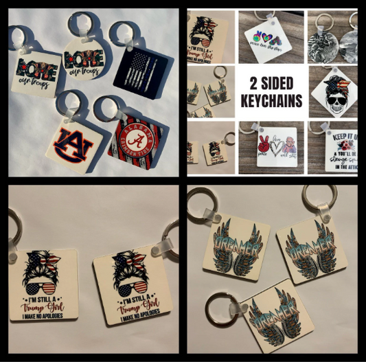 Keychains 2 sided