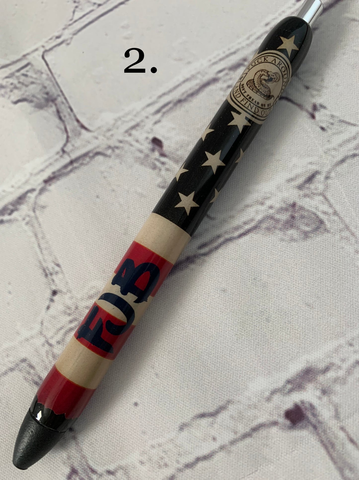 Patriotic Epoxy Refillable Gel Pens