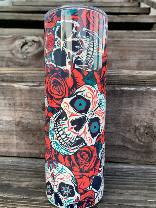 Skulls & Roses Tumbler