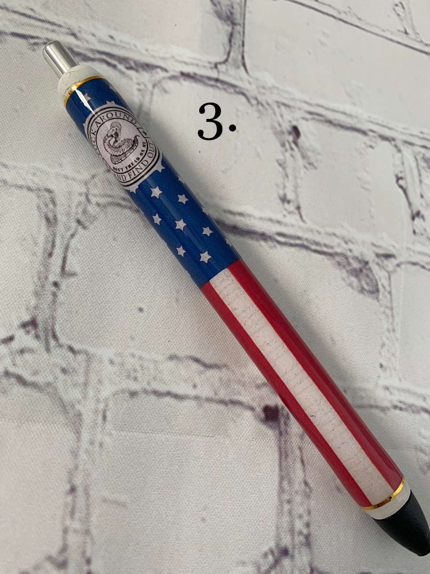 Patriotic Epoxy Refillable Gel Pens