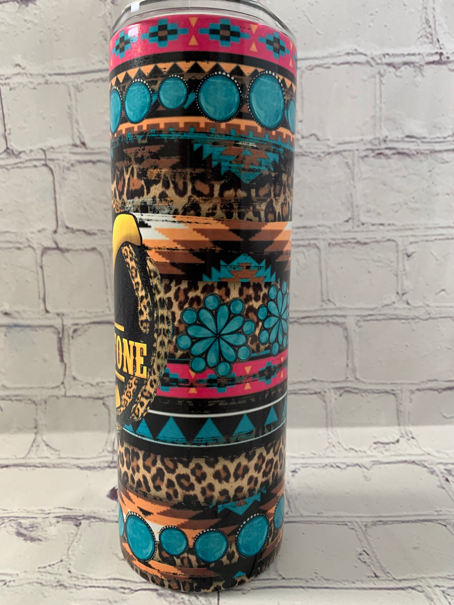 Yellowstone Leopard 20 oz Tumbler