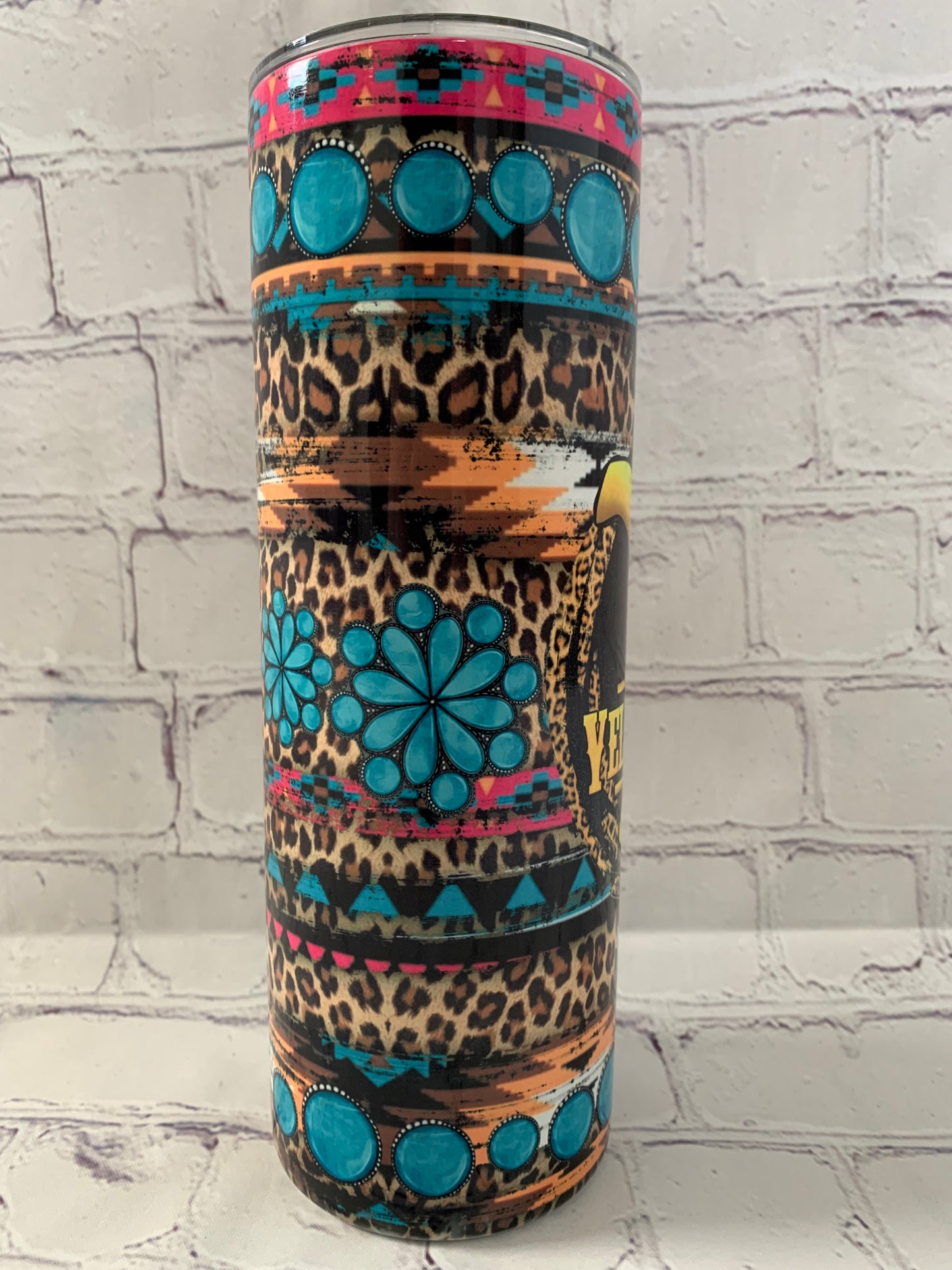 Yellowstone Leopard 20 oz Tumbler