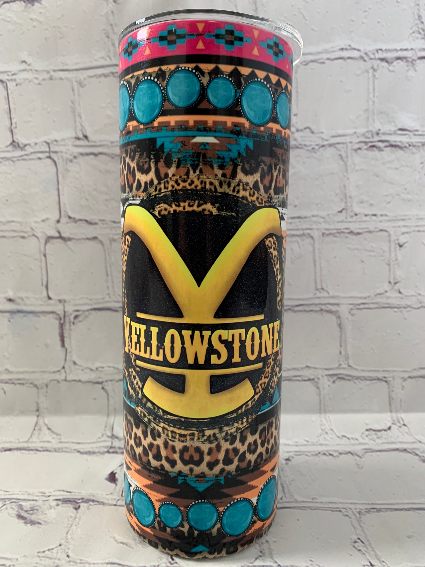 Yellowstone Leopard 20 oz Tumbler