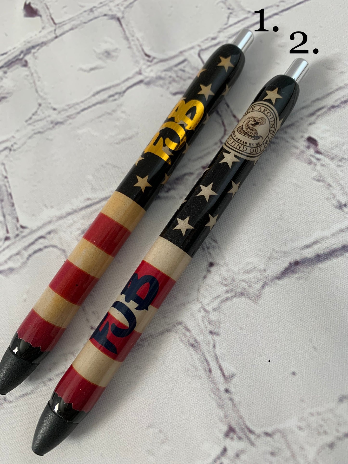 Patriotic Epoxy Refillable Gel Pens