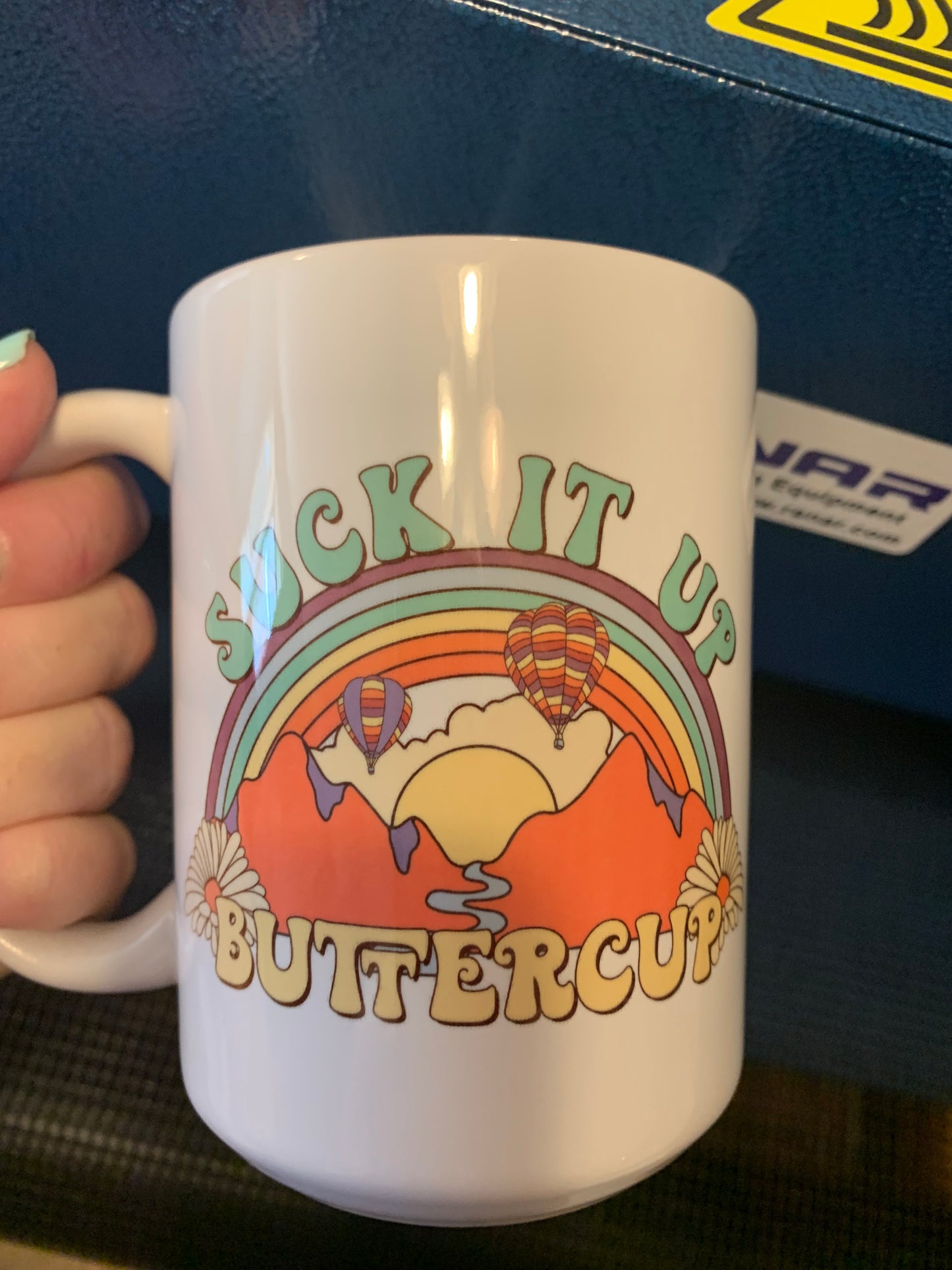 Suck it up buttercup 15 oz mug